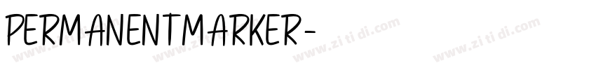 PERMANENT MARKER字体转换